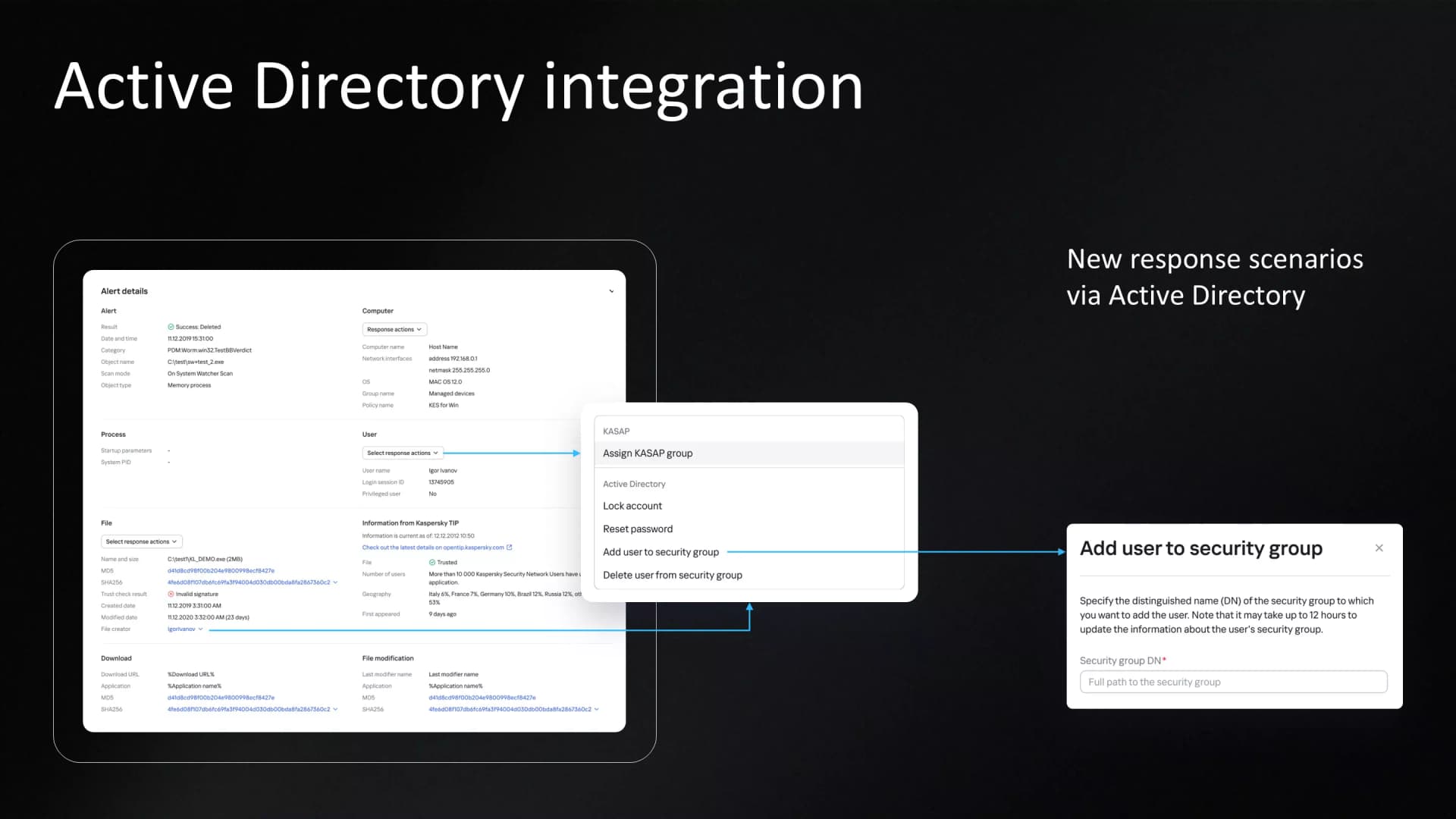 Active Directory integration