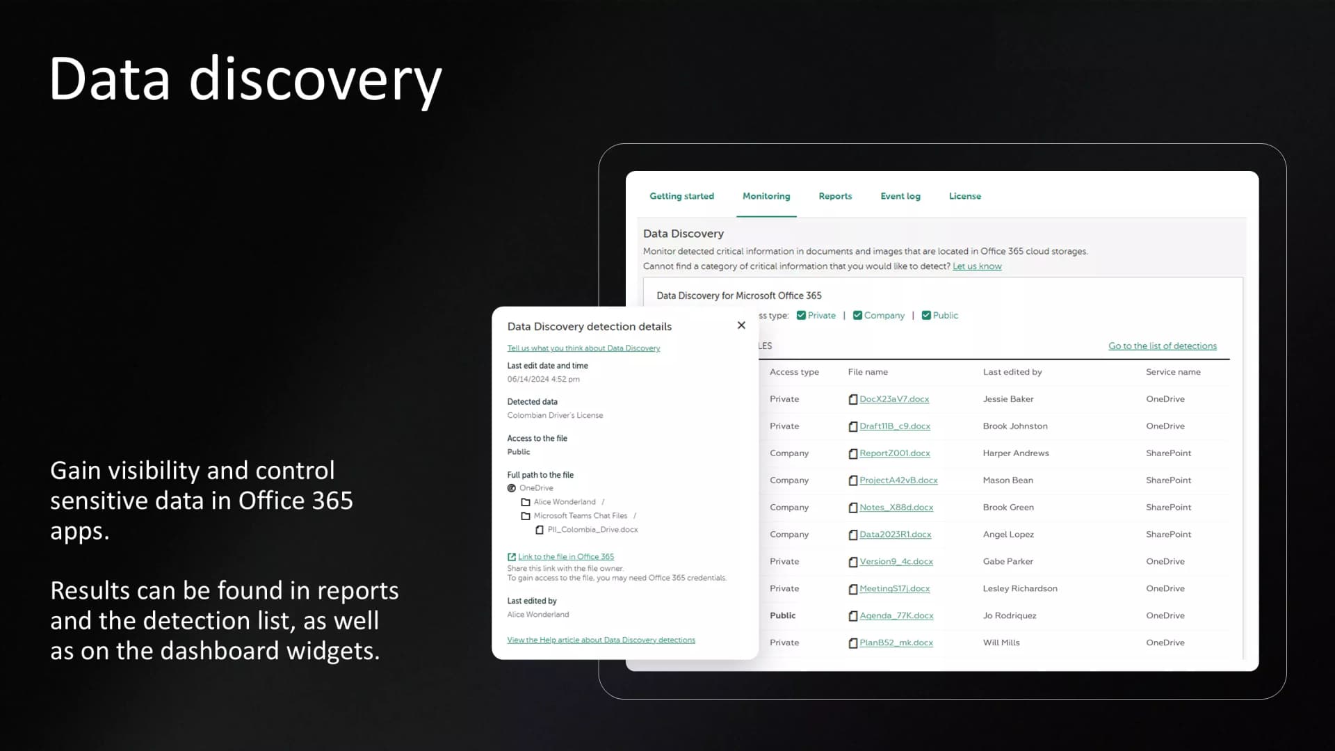 Data discovery
