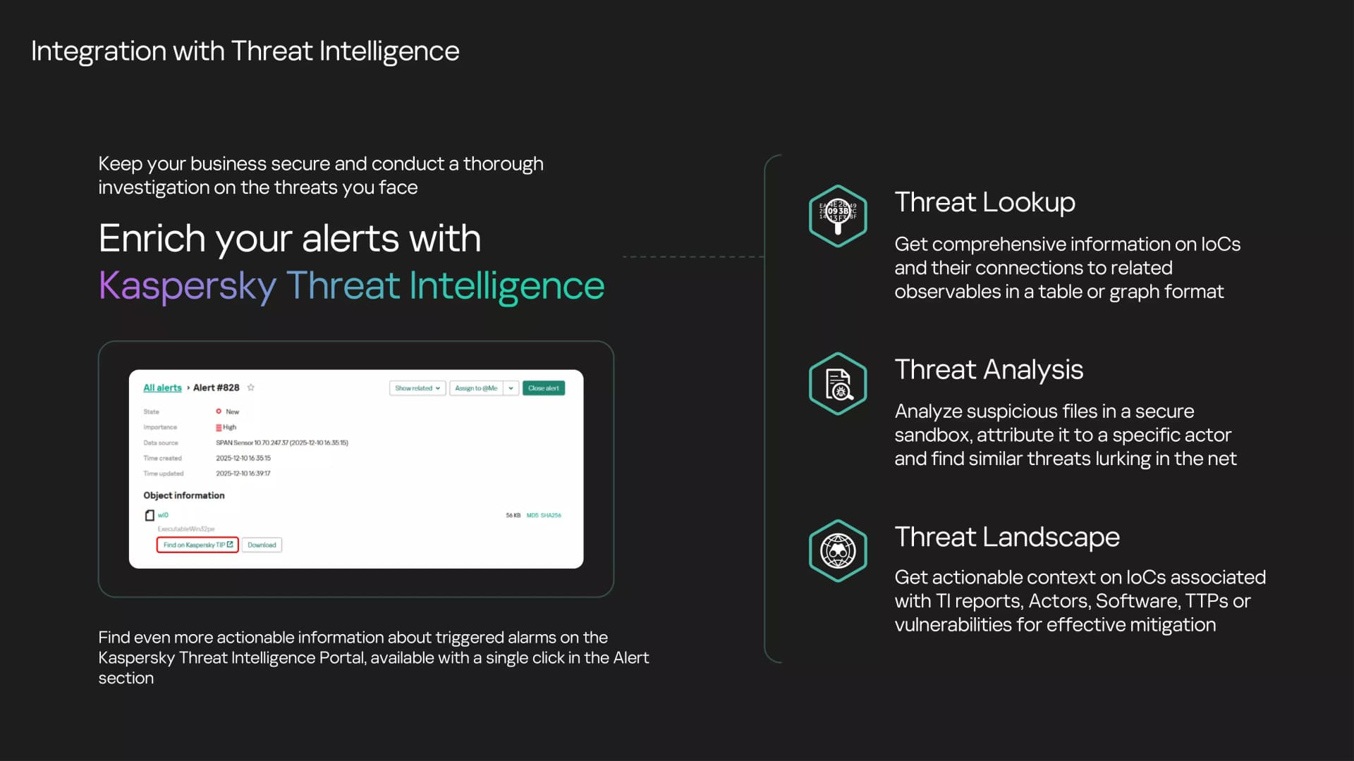 Integration with Threat Intelligence