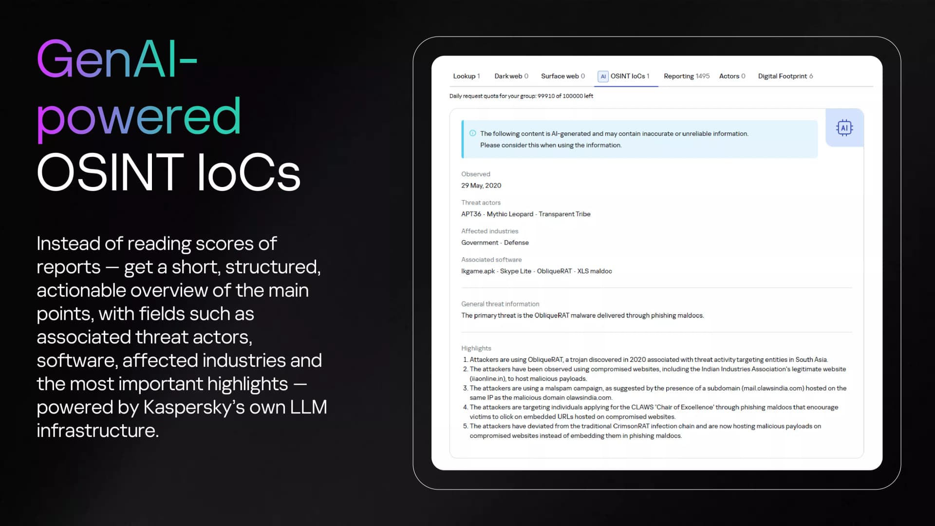 OSINT IoCs