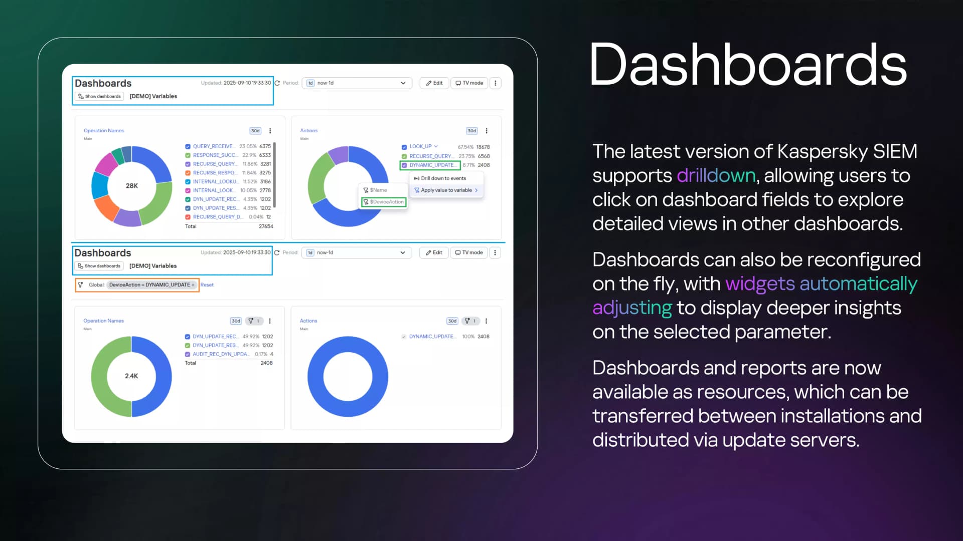 The latest version of Kaspersky SIEM